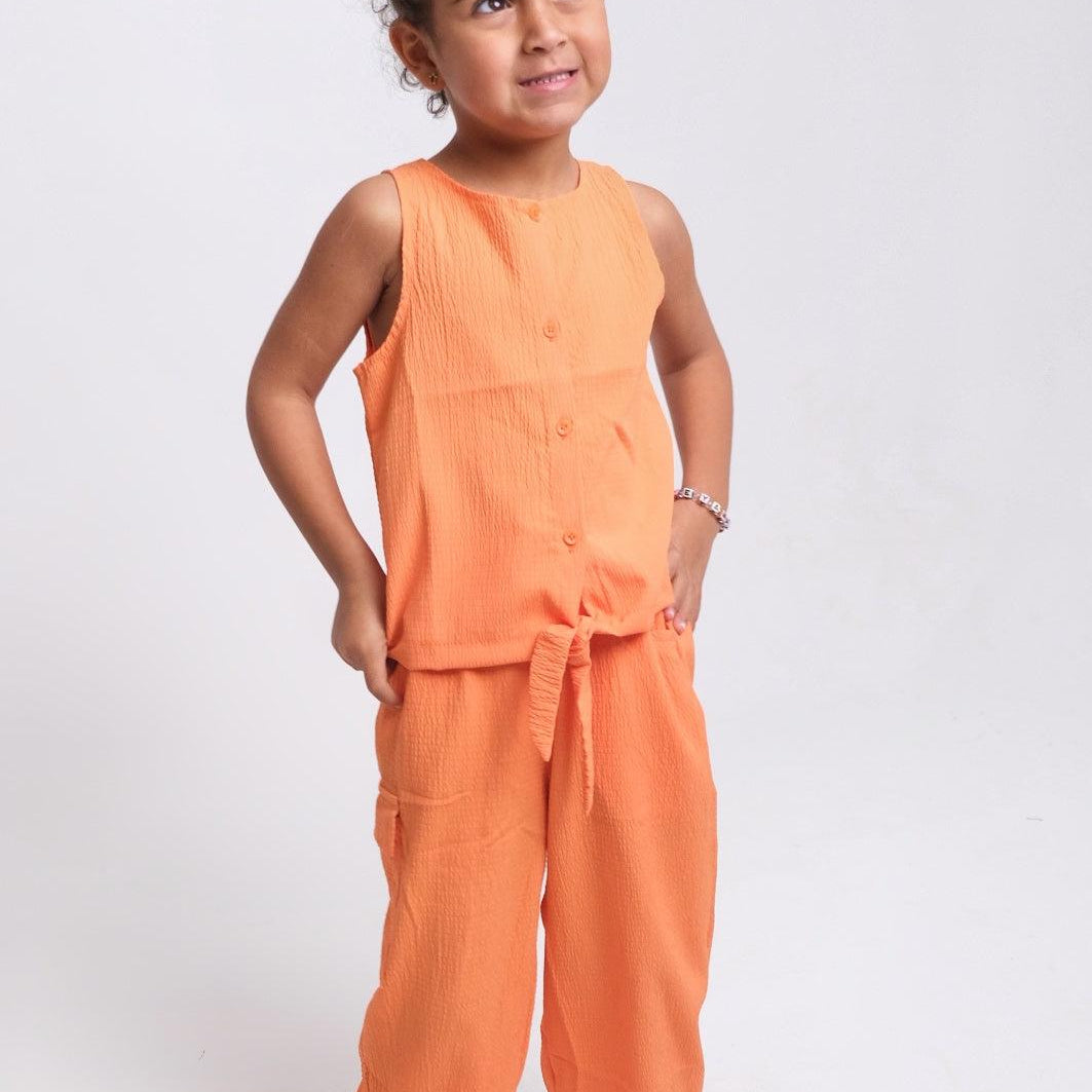 Orange Comfy Pants - Ourkids - Playmore