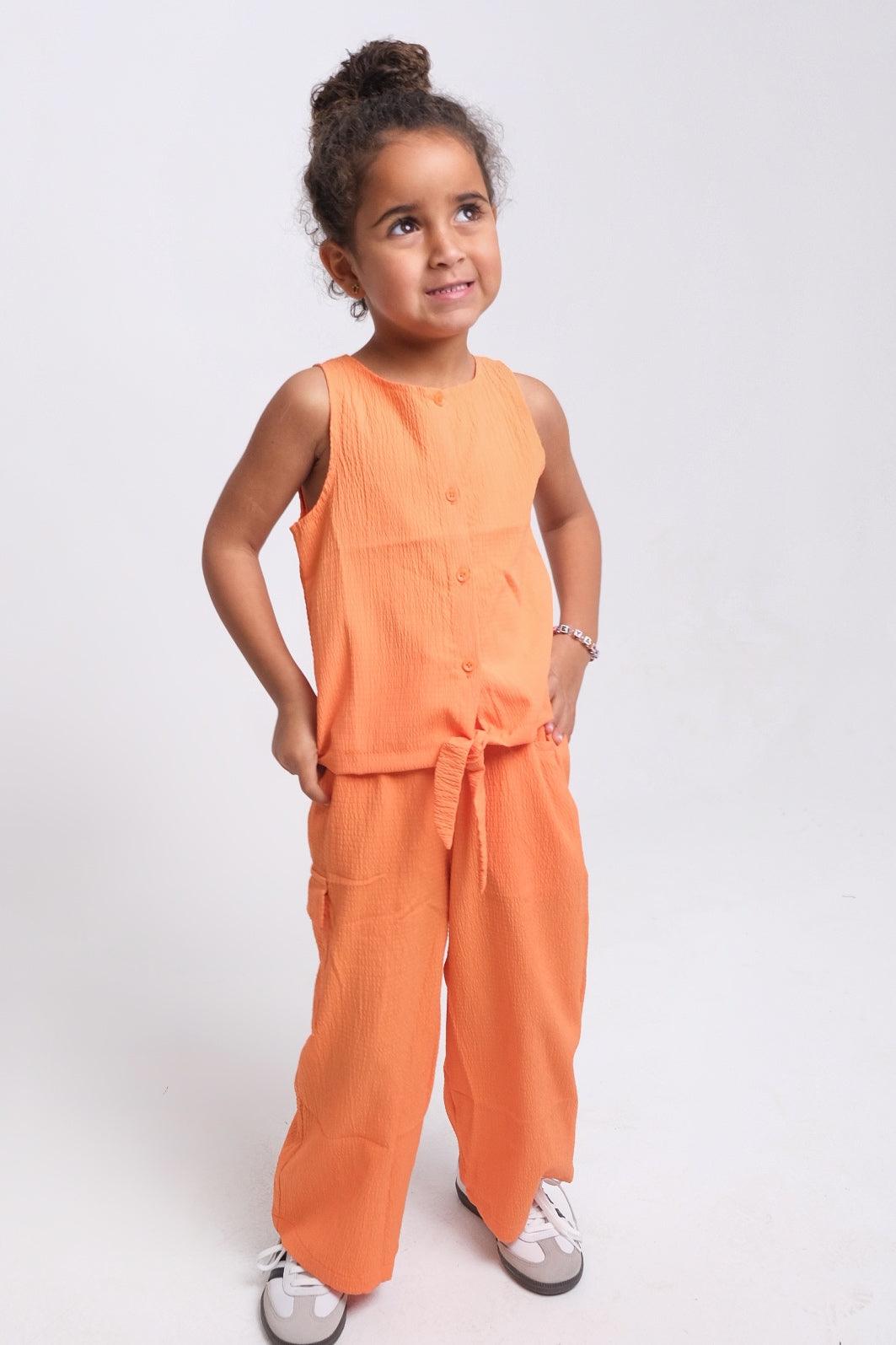 Orange Comfy Pants - Ourkids - Playmore