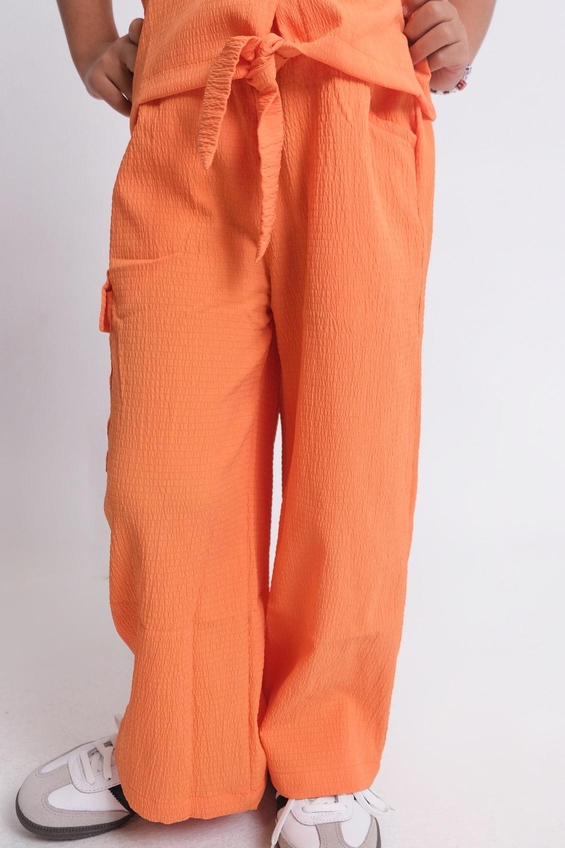 Orange Comfy Pants - Ourkids - Playmore