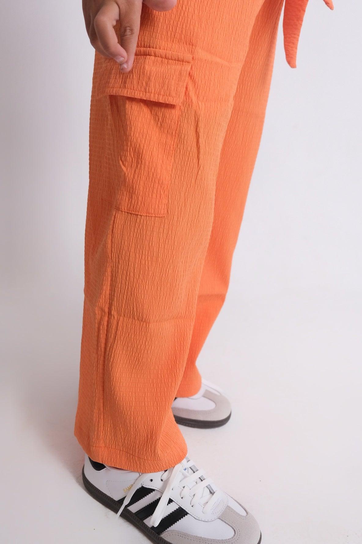 Orange Comfy Pants - Ourkids - Playmore