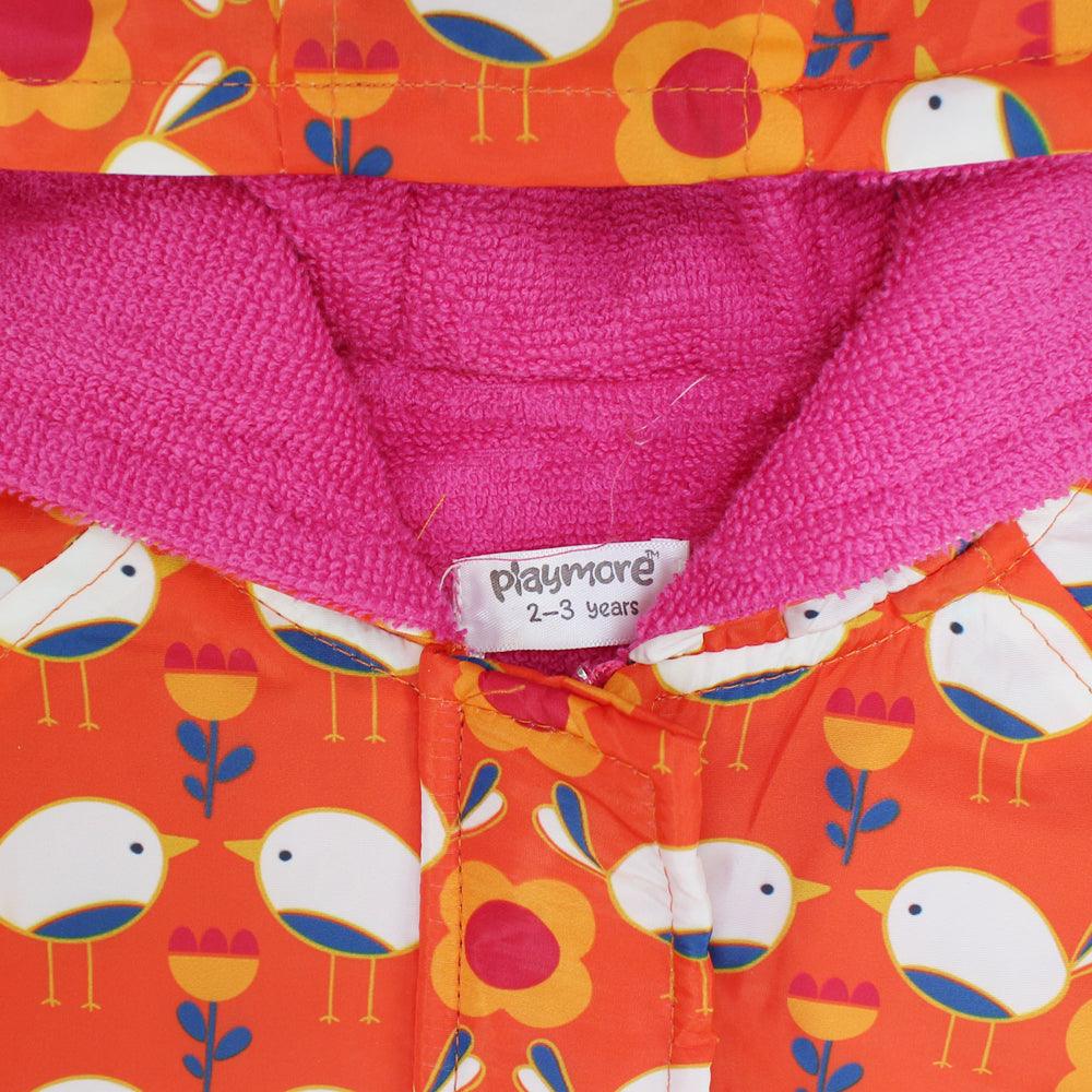 Orange Poncho Towel - Ourkids - Playmore