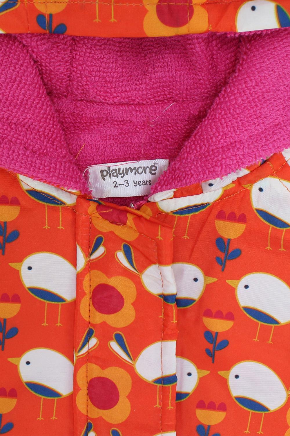 Orange Poncho Towel - Ourkids - Playmore