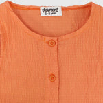 Orange Sleeveless Blouse - Ourkids - Playmore