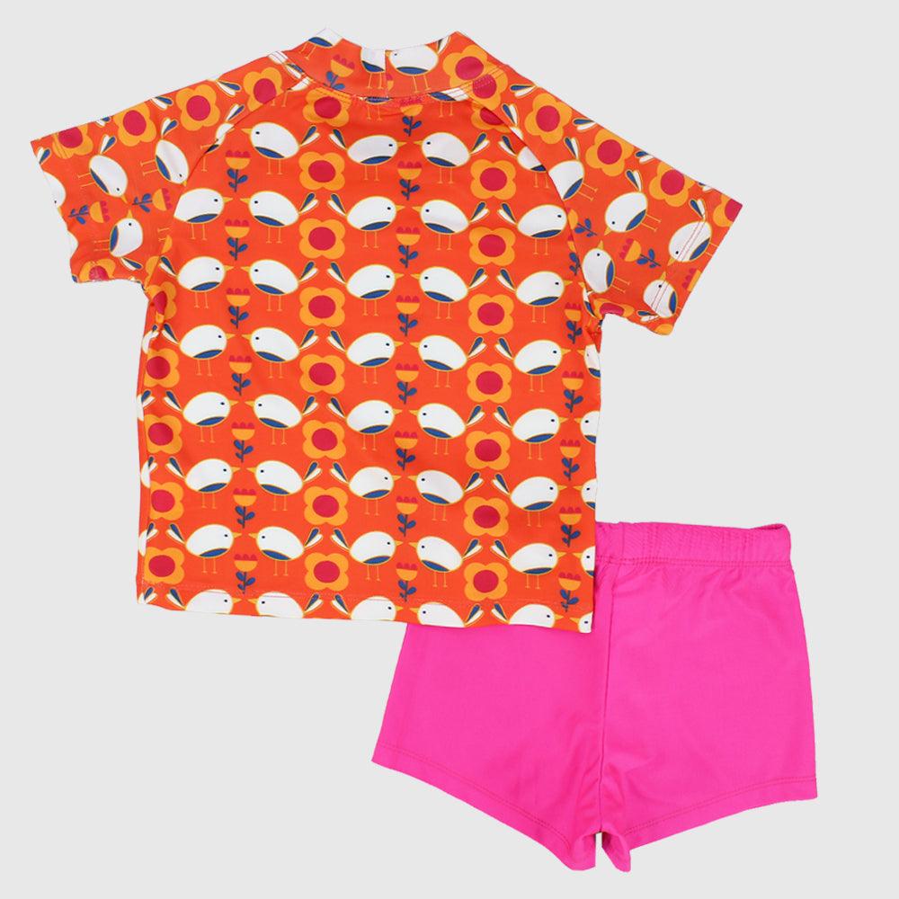 Orange/Fuchsia Tankini - Ourkids - Playmore