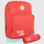 Orange/Mint Green Backpack & Pencil Case - Ourkids - Roco