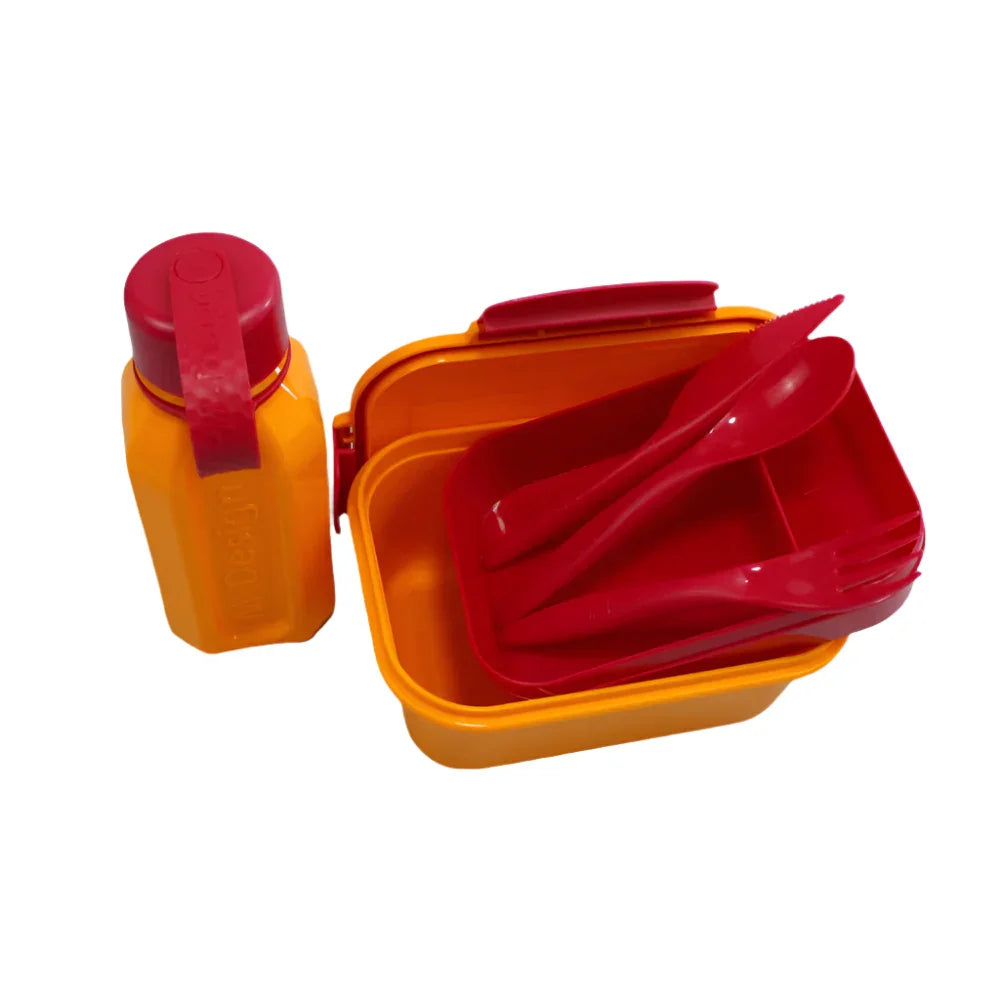 Orange/Red The New M-Design Lunch Set - 1.1 L - Ourkids - M Design