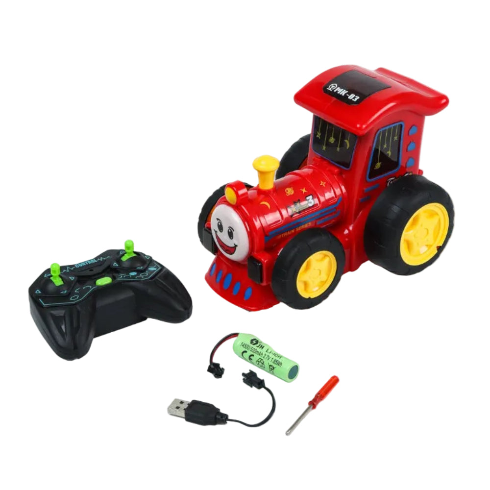 Fancy Swing Stunt Train Remote Control Toy – Red - Toys - OKO