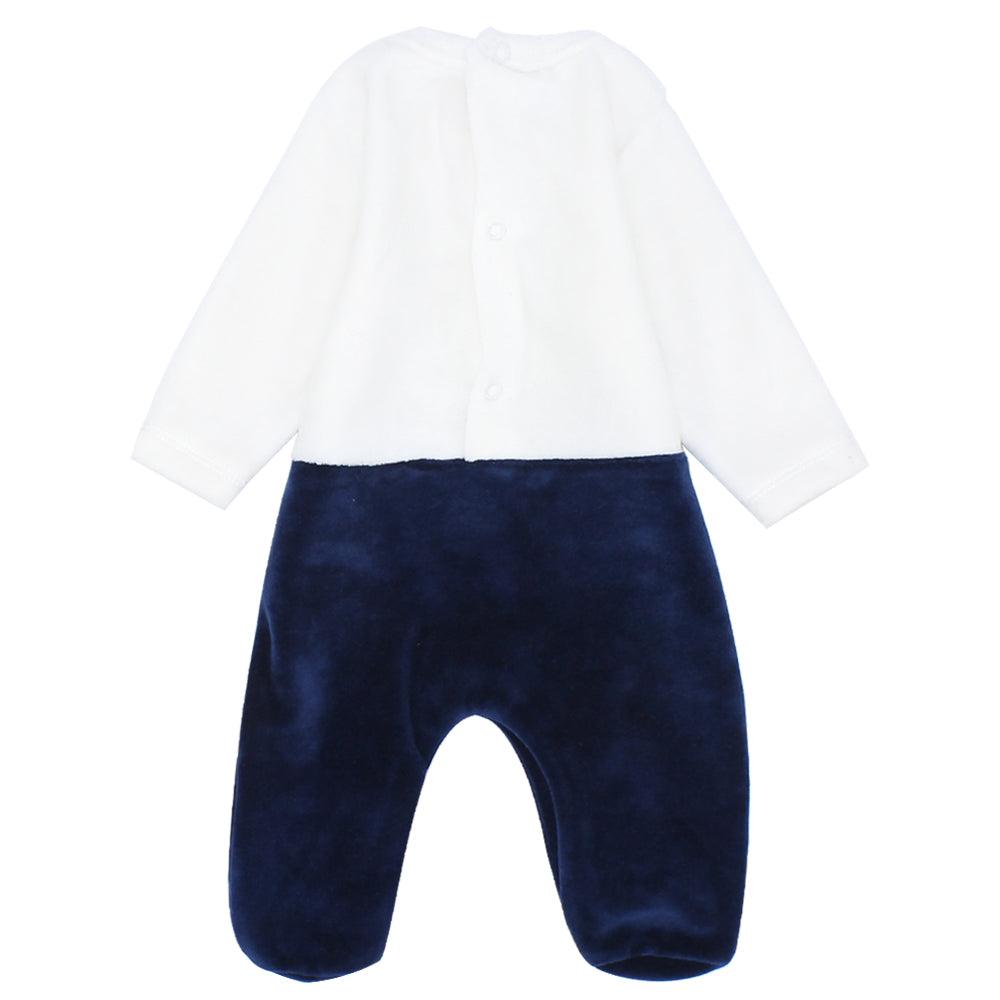 Out In The Wild Velvet Baby Footie - Ourkids - Ourkids