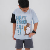 Over-sized printed T-Shirt - Ourkids - Playmore