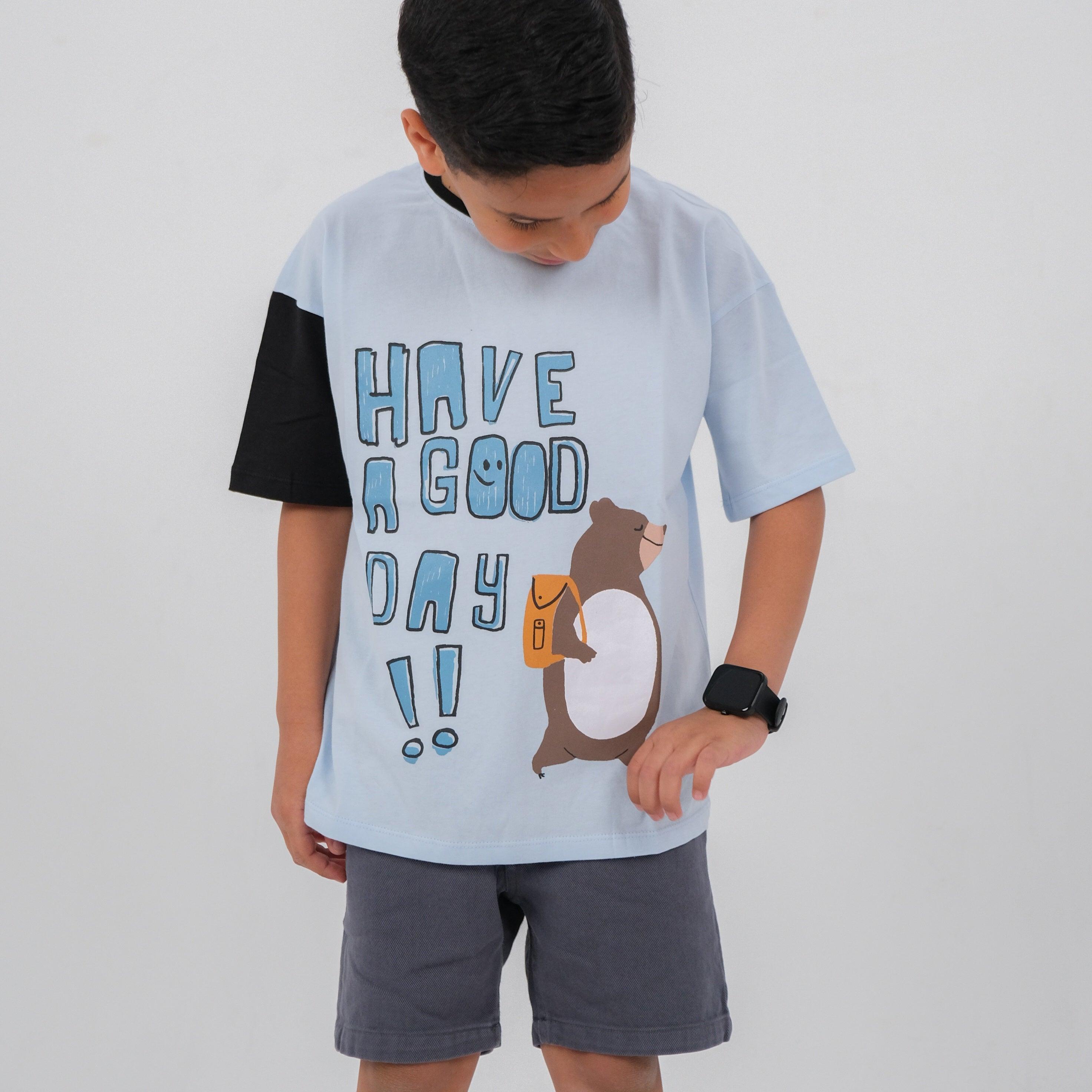 Over-sized printed T-Shirt - Ourkids - Playmore