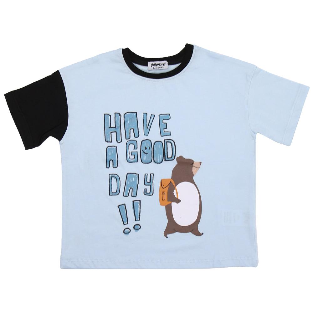Over-sized printed T-Shirt - Ourkids - Playmore