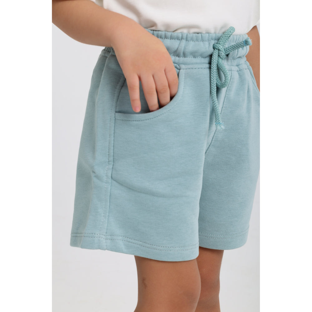 Unisex Baby Cotton Shorts – Mint