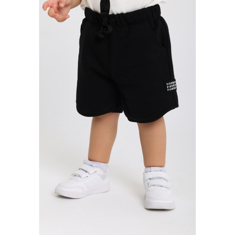 Unisex Baby Cotton Short – Black - Clothing - Playmore