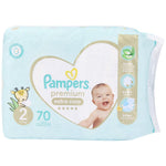 Pampers Premium Extra Care Diapers - Size 2 - 3-8 KG - 70 Diapers - Ourkids - Pampers