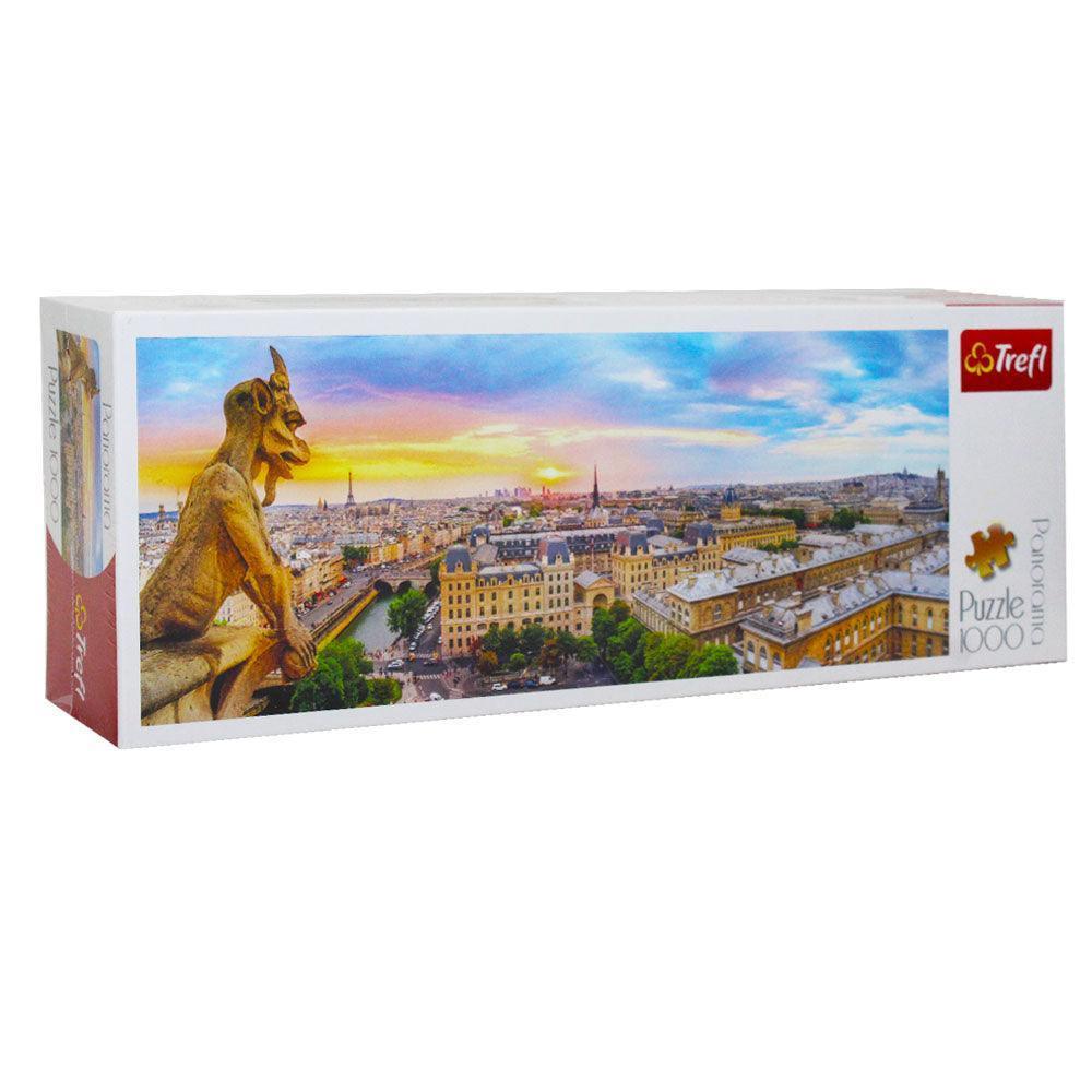 Panorama Jigsaw Puzzle View from the Cathedral of Notre Dame De Paris, 1000 Piece - Ourkids - Trefl