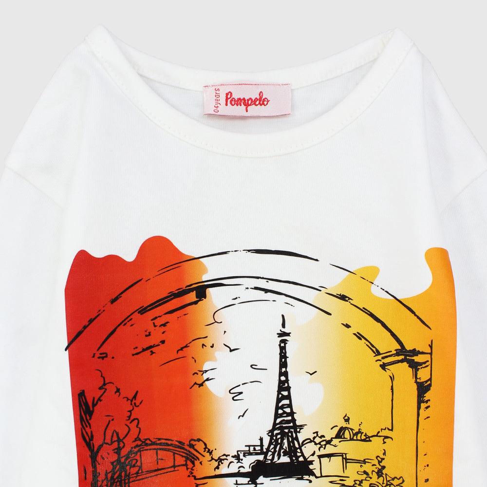 Paris Long-Sleeved T-Shirt - Ourkids - Pompelo