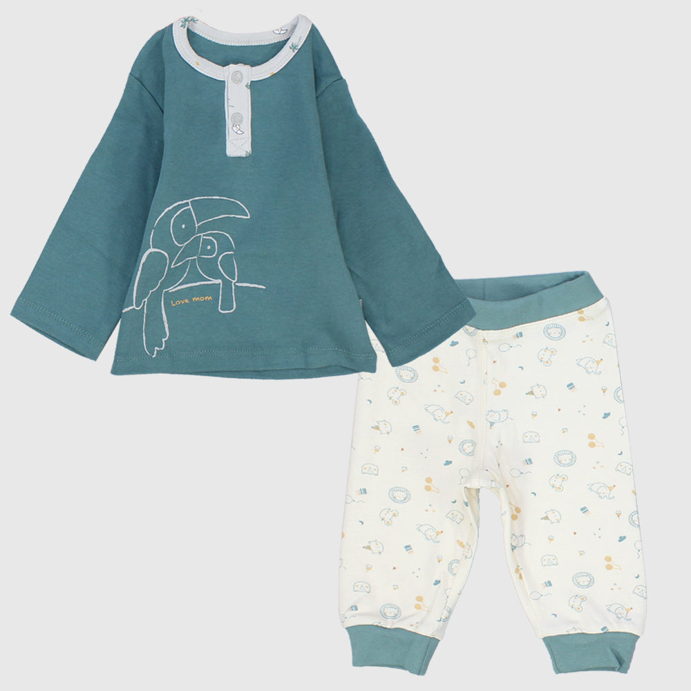 Parrots Long-Sleeved Pajama - Ourkids - Junior