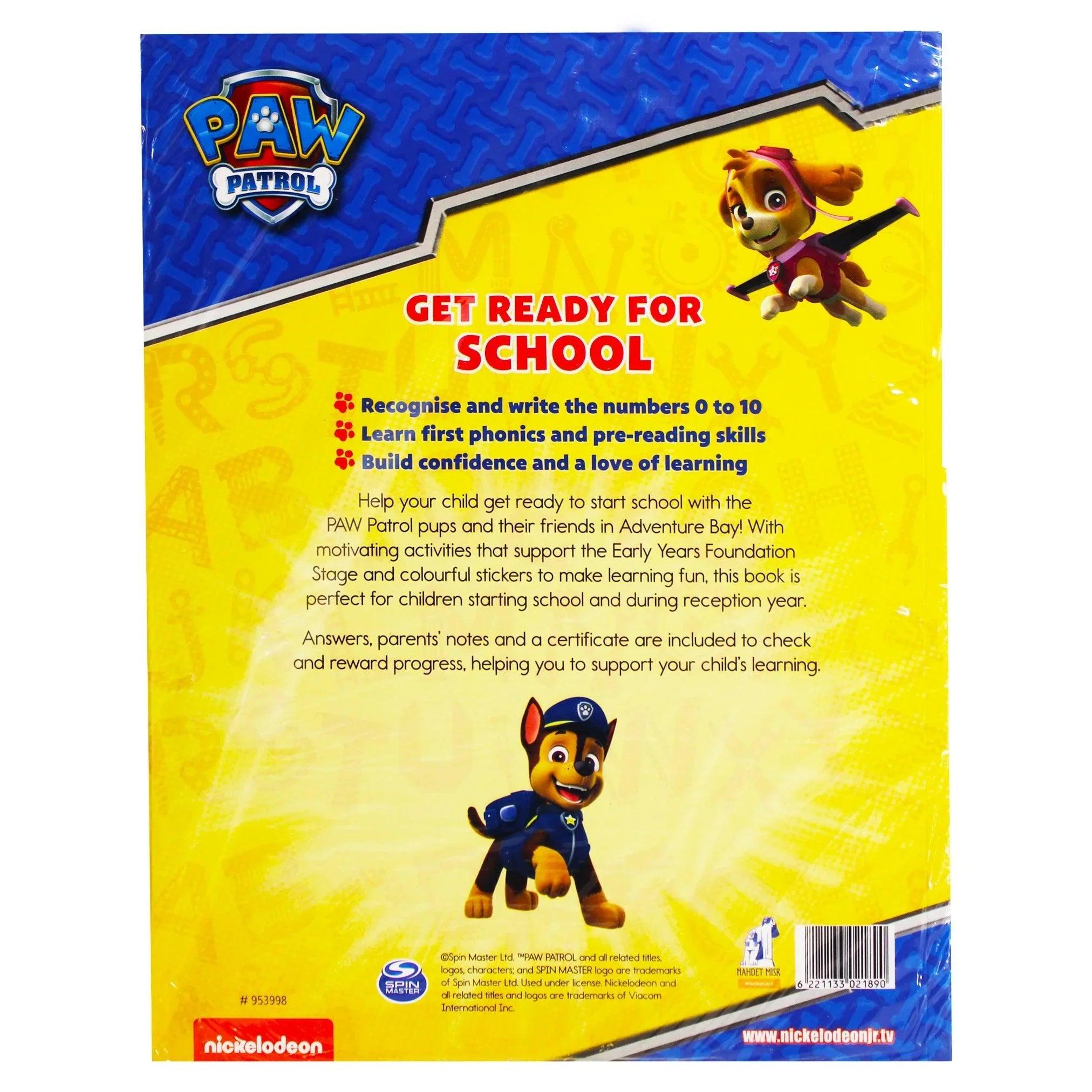 Paw Patrol - Get Ready For School Activity Book - Ourkids - OKO