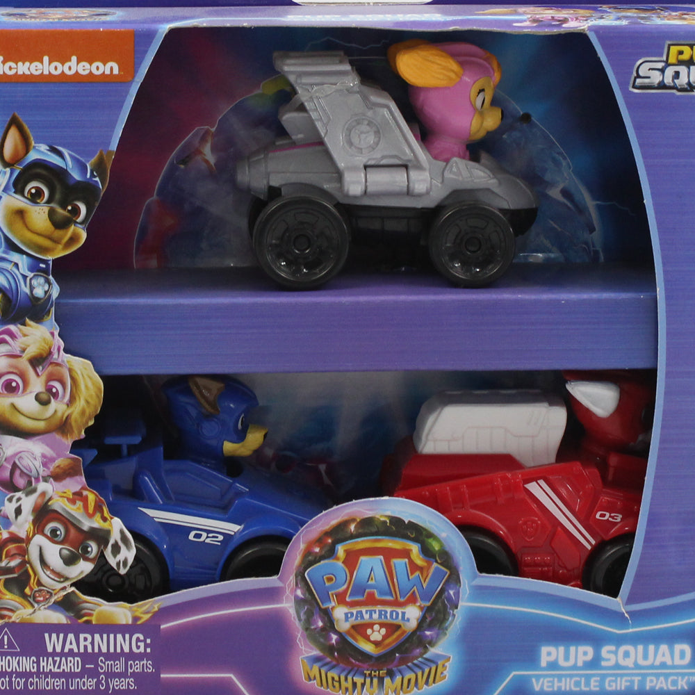 Paw Patrol The Mighty Movie Pup Squad Vehicle Giftpack - 3 Pack - Ourkids - Spinmaster