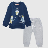 Penguin 2-Piece Fleeced Outfit Set - Ourkids - Quokka