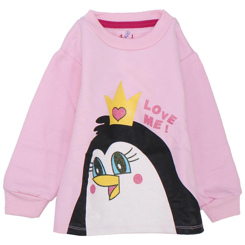 Penguin Queen Long-Sleeved Fleeced Pajama - Ourkids - JOKY