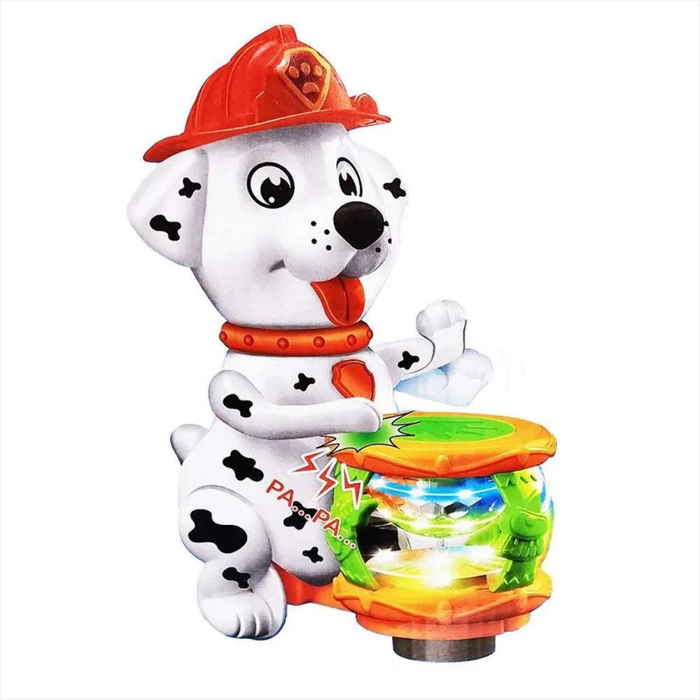 Dog Band Drum Toy with (Sound & Light)