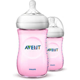 Philips Avent Natural Baby Bottle, 260 ml, Pink - Set of 2 - Ourkids - Philips Avent