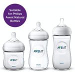 Philips Avent Natural Baby Teat - 1 Month+ - Slow Flow, Set of 2 - Ourkids - Philips Avent
