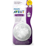 Philips Avent Natural Nipples for New Born, 0+ Months (Pack of 2) - Ourkids - Philips Avent