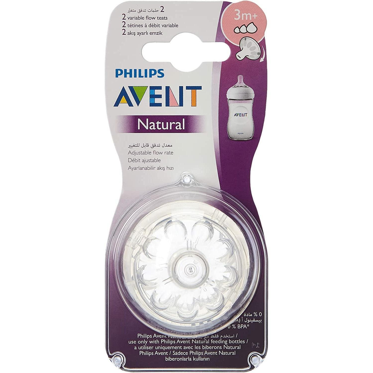 Philips Avent Natural Teat, 3 Months - Ourkids - Philips Avent