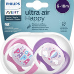 Philips Avent Ultra Air Pacifier (6-18m) - 2 Pcs - Ourkids - Philips Avent