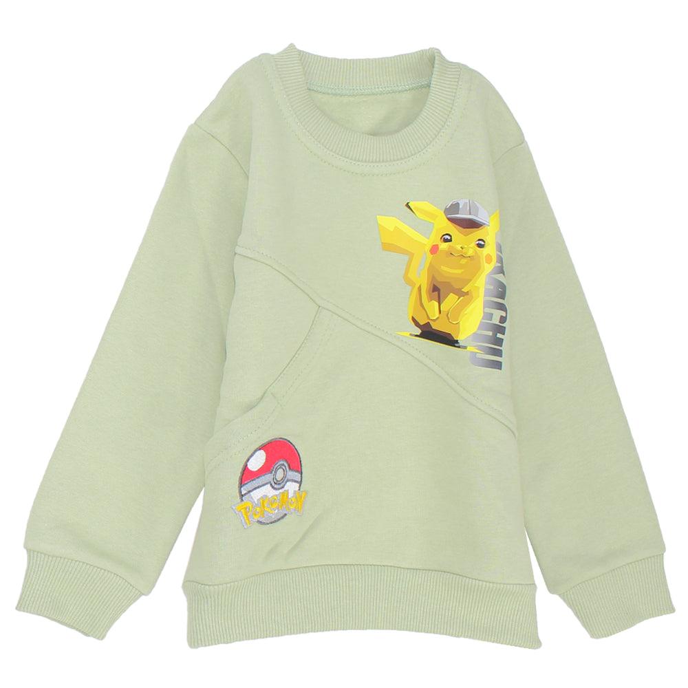 Pikachu Long-Sleeved Fleeced Pajama - Ourkids - Dream