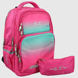 Pink 20 Inches Backpack + Pencil Case - Ourkids - B.Z.