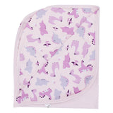 Pink Dino Baby Blanket - Ourkids - Al Sayad