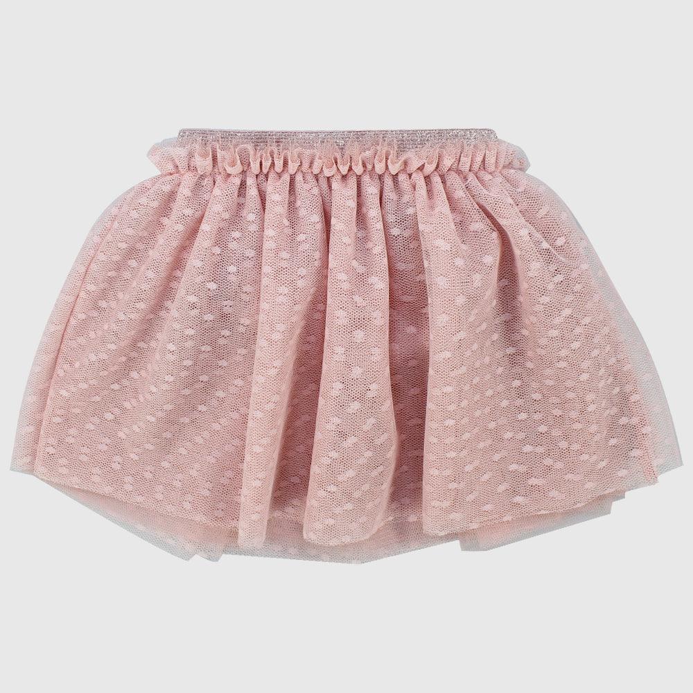 Pink Dotted Ruffled Skirt - Ourkids - Playmore