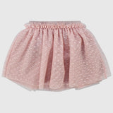 Pink Dotted Ruffled Skirt - Ourkids - Playmore