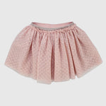 Pink Dotted Ruffled Skirt - Ourkids - Playmore