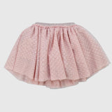 Pink Dotted Ruffled Skirt - Ourkids - Playmore