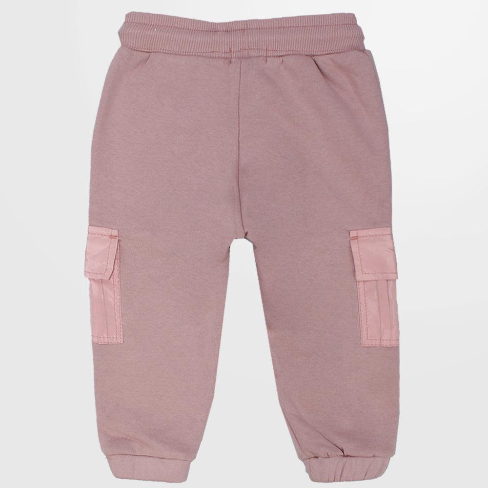 Pink Fleeced Sweatpants - Ourkids - Playmore