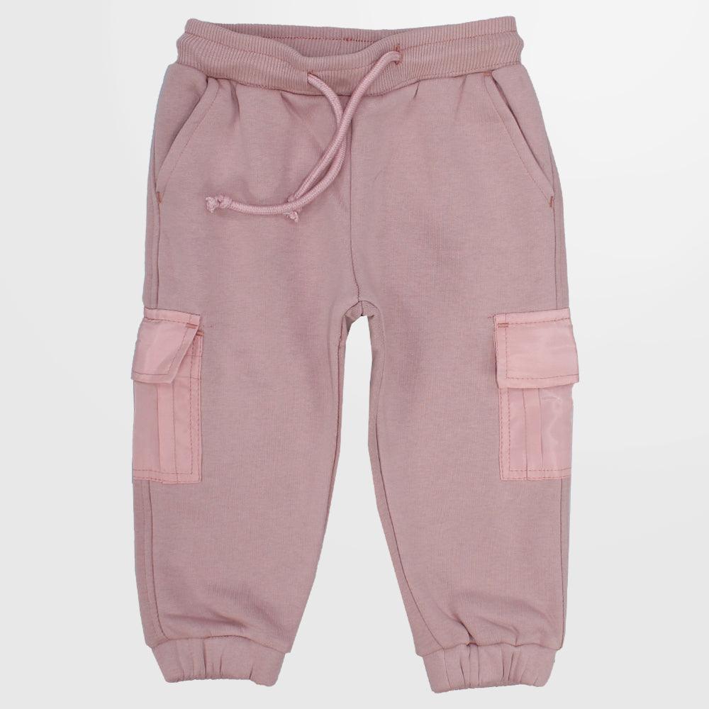 Pink Fleeced Sweatpants - Ourkids - Playmore