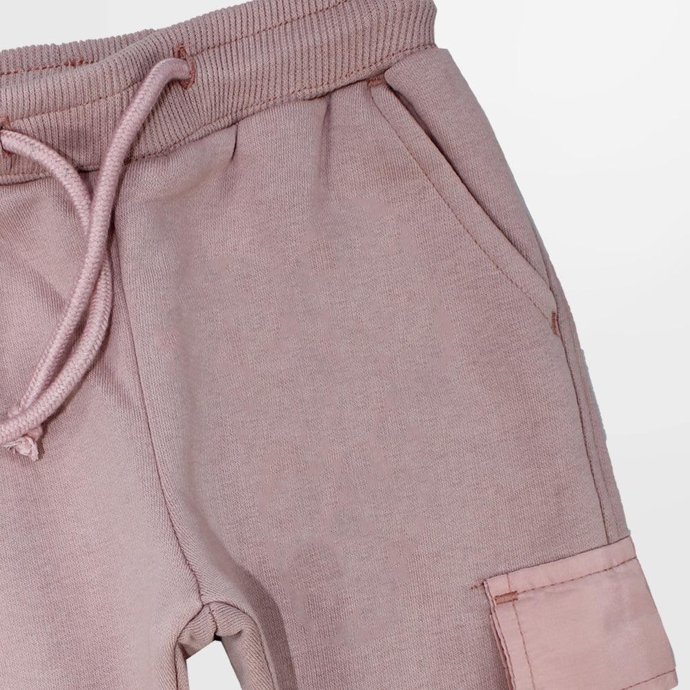 Pink Fleeced Sweatpants - Ourkids - Playmore