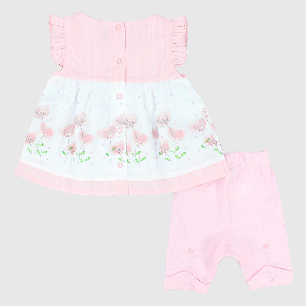 Pink Flowers 2-Piece Outfit Set - Ourkids - Pompelo