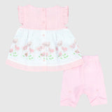 Pink Flowers 2-Piece Outfit Set - Ourkids - Pompelo