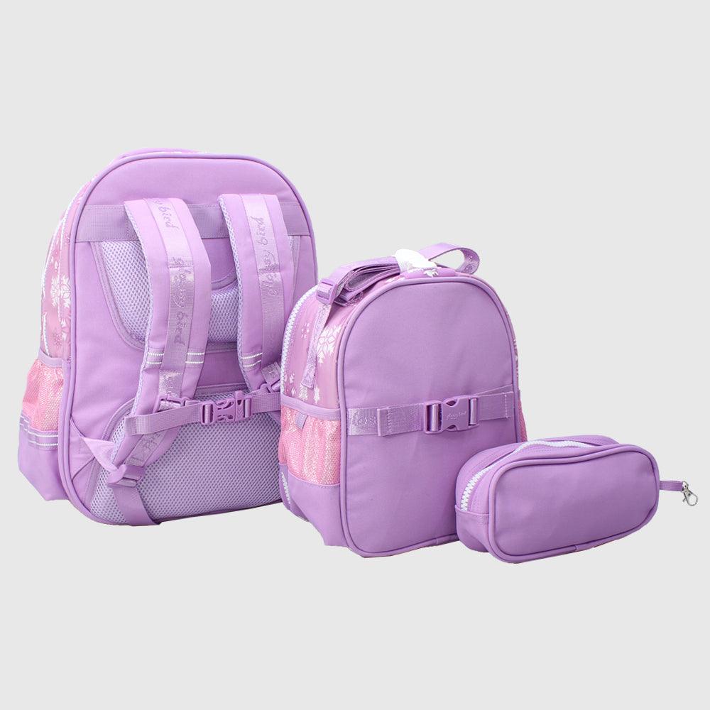 Pink Girly 16 Inches School Set - Ourkids - Glossy Bird