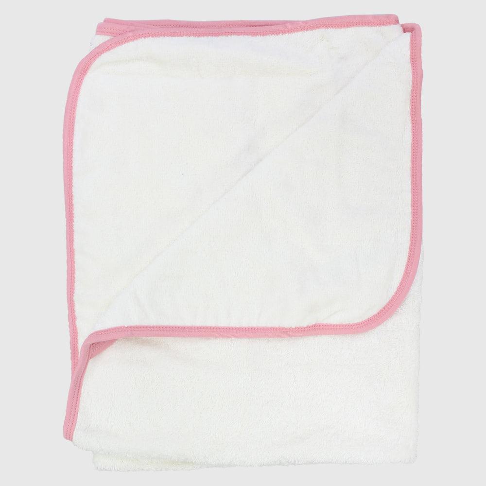 Pink Heart Baby Hooded Towel - Ourkids - Bumber