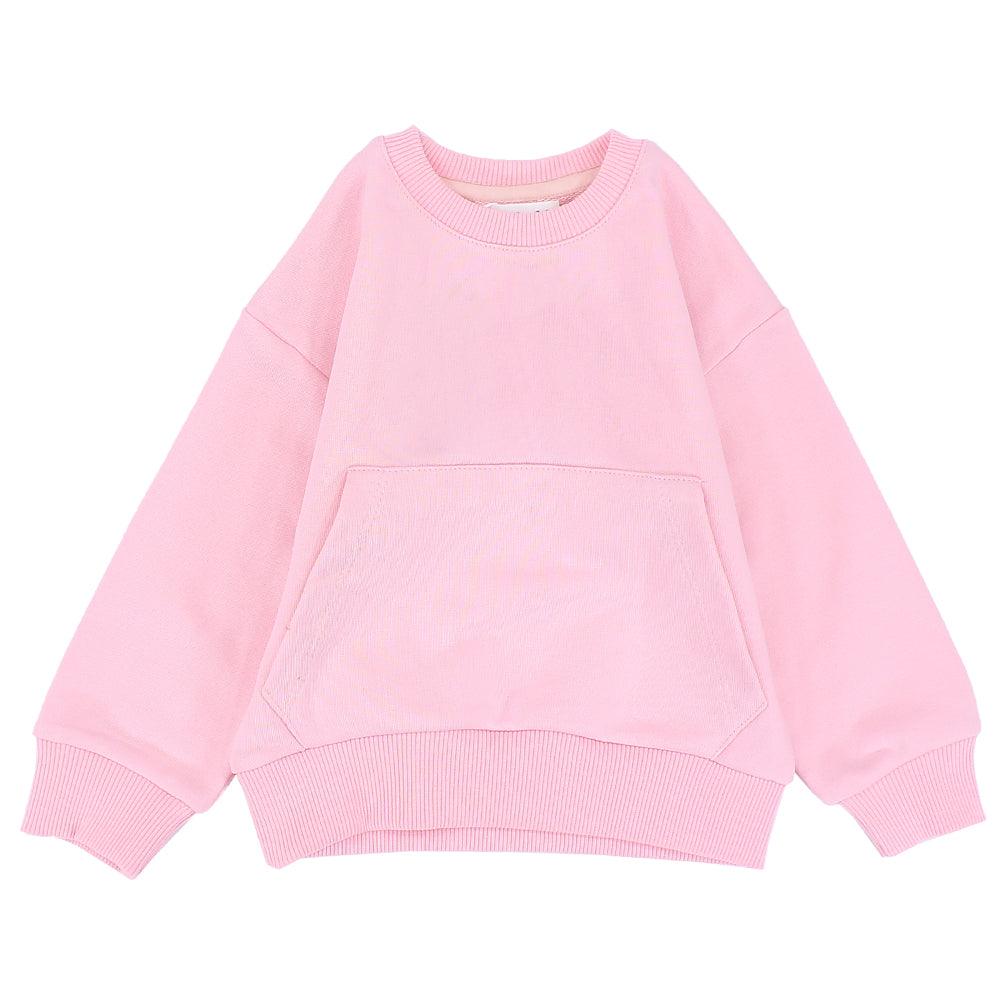 Pink Long-Sleeved Sweatshirt - Ourkids - Ourkids