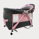 Pink Mini Rocking Baby Crib - Ourkids - Universal