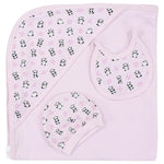 Pink Panda Baby Blanket - Ourkids - Lumex