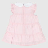 Pink Ruffled Sleeveless Dress - Ourkids - Pompelo