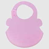 Pink Silicone Bib - Ourkids - Bella Bambino